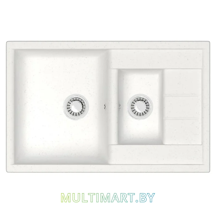 Кухонная мойка Berge BR-7612 (белый матовый)